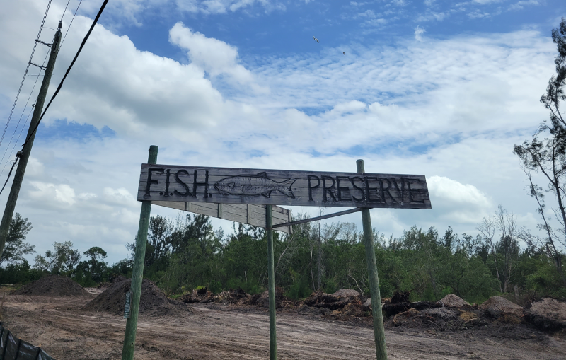 FISH Preserve Sign 